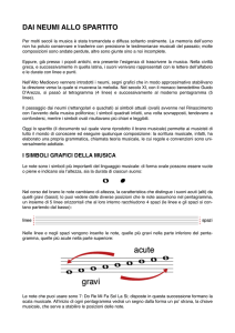 DAI NEUMI ALLO SPARTITO - music-box