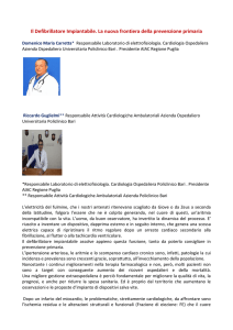 Il Defibrillatore Impiantabile. La nuova frontiera della prevenzione