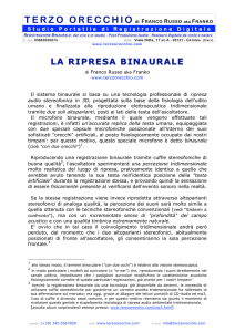 La Ripresa Binaurale