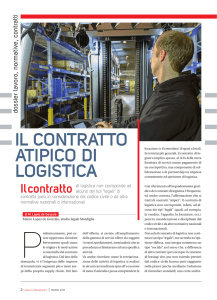 il contratto atipico di logistica