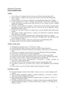 Domenico Cersosimo Elenco pubblicazioni