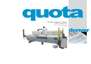 Multifunctional 3 axes CNC machine