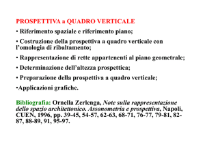 PROSPETTIVA a QUADRO VERTICALE