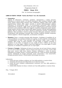 fisica - Il sito della Prof.