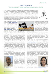 FISIOTERAPIA - Casa di Cura Villa Montallegro