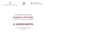 il novecento - Conservatorio Rovigo