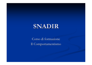 1.3.3. Comportamentismo - Stefano Gentili