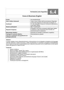 Corso di Business English