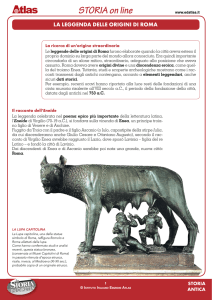 LA LEGGENDA DELLE ORIGINI DI ROMA