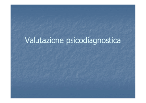 Valutazione psicodiagnostica