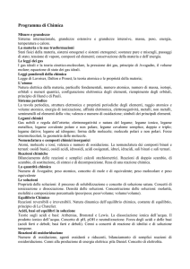 Programma Chimica