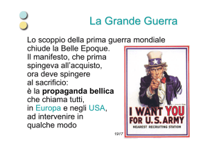 La Grande Guerra - IIS Via Sarandì 11