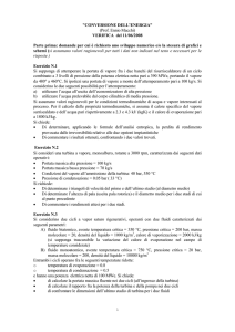 "CONVERSIONE DELL`ENERGIA" (Prof. Ennio Macchi) VERIFICA