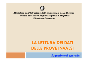 Lettura dati INVALSI - Novaro