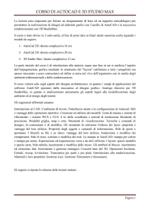 corso di autocad e 3d studio max