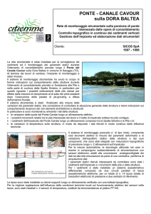 PONTE - CANALE CAVOUR sulla DORA BALTEA