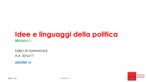 LEZIONE 13 - Progetto e