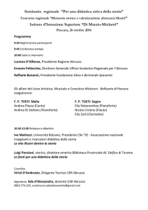 Programma Seminario - Istituto Comprensivo Roseto 1