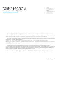 Curriculum Vitae - GabrieleRosatini.com