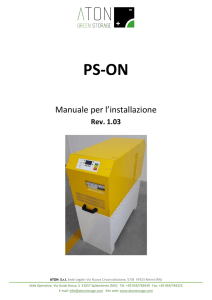 Manuale per l`installazione v1.03