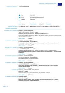 cv report - AUSL Bologna