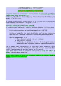 Dichiarazione di conformità (DiCo)