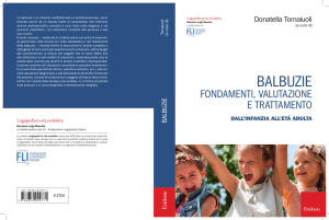 Balbuzie fondamenti, valutazione e trattamento