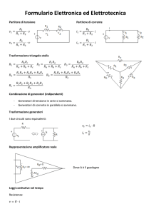 Formulario Elettronica ed Elettrotecnica