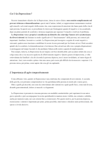 Cos`è la Depressione?