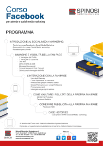 Programma Corso Facebook Abruzzo