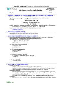 ARO detersivo Marsiglia liquido BIOCHIMICA S.p.A.
