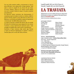 la traviata - Fondazione Teatri di Piacenza