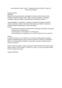 Liceo Scientifico “Sandro Pertini” . Programma di latino 2015/2016