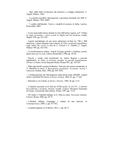 - Bari 1806-1840. Evoluzione del territorio e sviluppo urbanistico, F