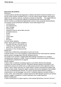 Ritardo Mentale - CentroMedicoRiabilitativo