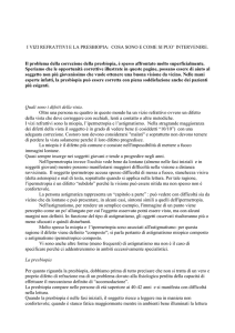 La presbiopia, quando è difficile leggere