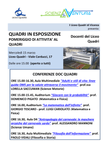 QUADRI IN ESPOSIZIONE