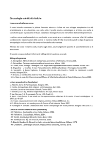 Etruscologia e Antichità Italiche