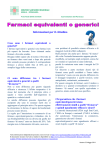 Doc. cittadini farmaci equivalenti