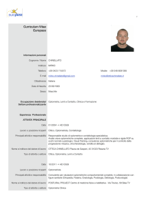CV europeo Mirko Chinellato
