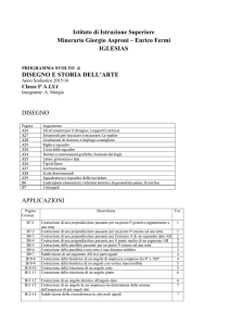 Programma svolto Disegno 1A Liceo - Asproni