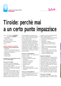 Silvia Bornia - Tiroide: perchè a un certo punto impazzisce