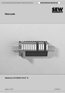 Manuale Sistema I/O MOVI-PLC® C, 21276617 - SEW