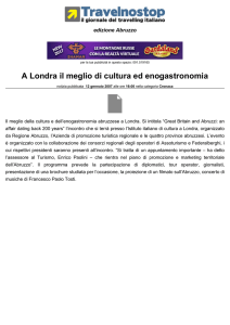 A Londra il meglio di cultura ed enogastronomia