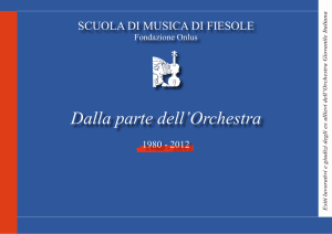 dalla parte dell`orchestra 2012