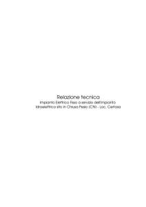 relazione TECNICA