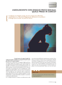 L`adolescente con disagio psico-sociale: quale presa in