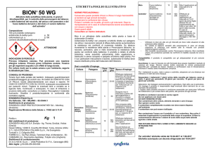 BION® 50 WG - Syngenta Italia