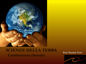 SCIENZE DELLA TERRA: Cambiamenti climatici