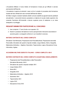 Accademia Militare - Ares centro studi